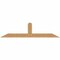 Ekena Millwork Portland Smooth Timber Gable Bracket, Western Red Cedar, 84"W x 21"H x 5 1/2"D x 5 1/2"F, 6/12 Pitch GBW084X21X0606POR00SWR - alternate 1